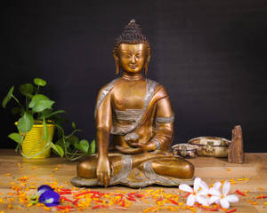 God Laptop Buddha Shrine Wallpaper