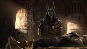 God Of The Dead 4k Anubis Wallpaper