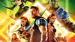 God Of Thunder Thor Unleashing His Power In Thor Ragnarok Wallpaper