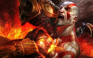 God Of War Iii: Epic Action Puzzle Wallpaper