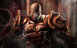 God Of War Iii Kratos Gold Aesthetic Armor Wallpaper