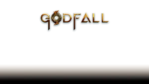 Godfall Game Title Logo Wallpaper