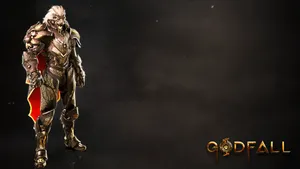Godfall Hero In Black Wallpaper