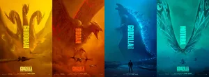 Godzilla Poster Collection Wallpaper