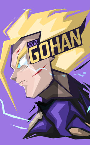 Gohan Super Saiyan 2 Digital Art Wallpaper