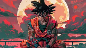 Goku Gucci Crossover Art Wallpaper