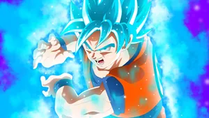 Goku, The Protector Of Earth From Evil Wallpaper