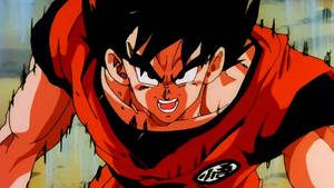 Goku Unleashes His Power Wallpaper