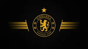 Gold Chelsea Fc Logo Wallpaper