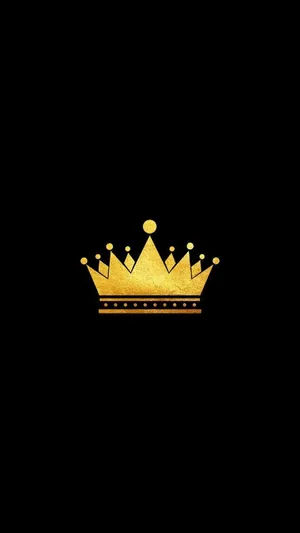 Gold Crown King Iphone Wallpaper