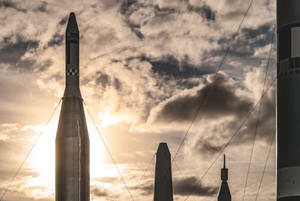 Golden Hour At Kennedy Space Center Wallpaper