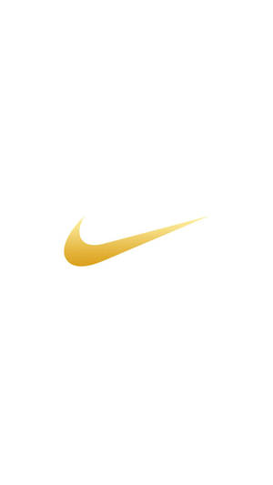 Golden Nike Iphone White Wallpaper