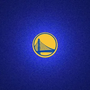Golden State Warriors Logo In Pixelated Backdrop Wallpaper