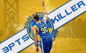 Golden State Warriors Three Point Celebration Wallpaper