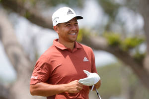 Golfer Xander Schauffele Candid Wallpaper