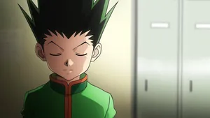 Gon Freecss Locker Room Wallpaper