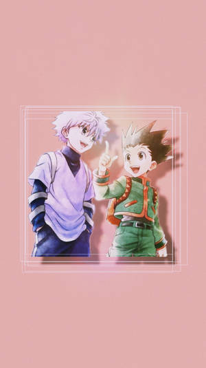 Gon Freecss With Killua Aesthetic Wallpaper