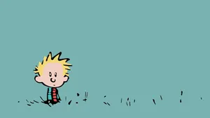 Good Friends, Calvin And Hobbes, Walking Hand In Hand. Wallpaper