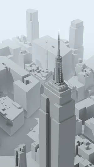 Google Pixel 3 Gray Tower Wallpaper