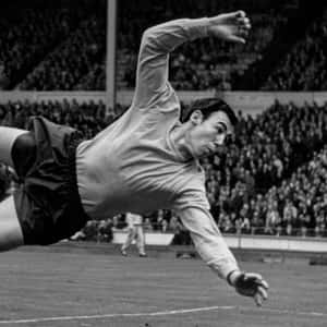 Gordon Banks Against Hungary 1965 Wallpaper
