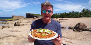 Gordon Ramsay Puerto Rican Dish Wallpaper