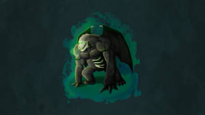 Gorilla With Wings Art Wallpaper