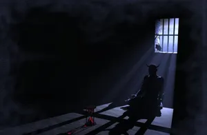 Gothic Computer Devil In Dungeon Wallpaper