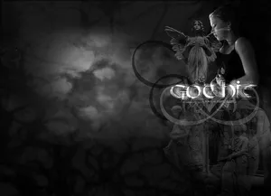 Gothic Computer Goth Girl Wallpaper