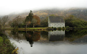 Gougane Barra Church Ireland Wallpaper