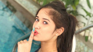 Graceful Indian Actress Jannat Zubair Wallpaper