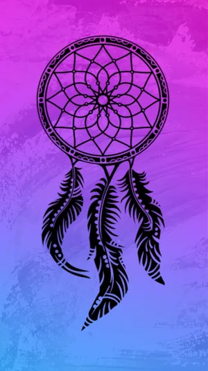 Gradient Dream Catcher Wallpaper