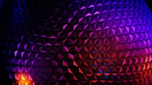 Gradient Epcot Globe Close Up Wallpaper
