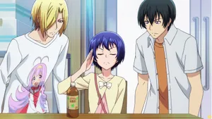 Grand Blue Kohei, Cakey, And Lori Wallpaper