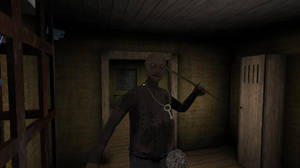 Granny Chapter 2 Grandpa With Bloody Stick Wallpaper