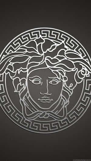 Gray And White Versace Iphone Wallpaper