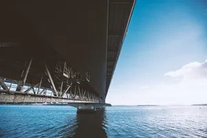 Gray Concrete Bridge Wallpaper