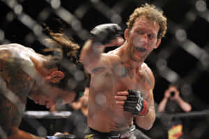 Gray Maynard Swinging His Fist Wallpaper