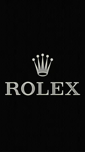 Gray Rolex Logo Wallpaper