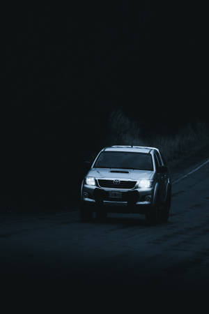 Gray Toyota Hilux Wallpaper