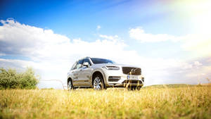 Gray Volvo Xc90 Suv Wallpaper