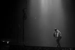 Grayscale Kanye West Saint Pablo Wallpaper