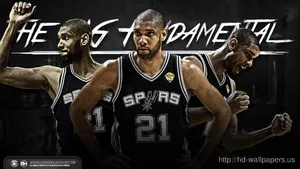 Greatest Power Forward Tim Duncan Wallpaper