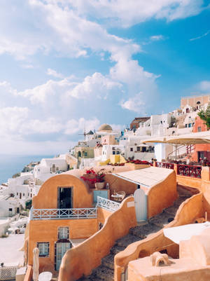 Greece Scenery For Iphone Screens Wallpaper