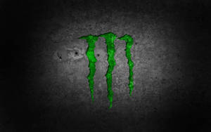 Green And Grey Monster Energy Logo Wallpaper