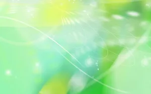 Green And White Lights Wallpaper