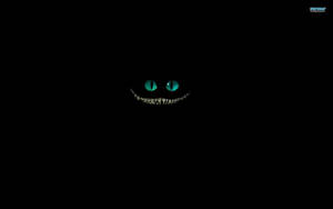 Green Cheshire Cat Wallpaper