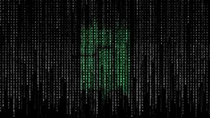 Green Code Technology Wallpaper