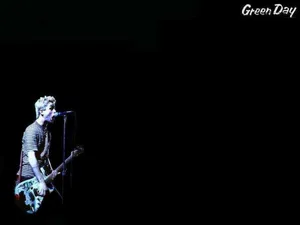 Green Day Billie Singing Wallpaper