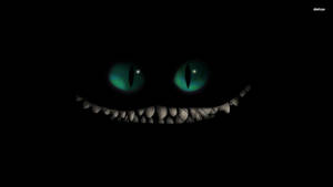 Green Eye Cheshire Cat Wallpaper