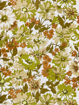 Green Floral Autumn Wallpaper